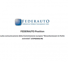 Position Federauto - Decarbonizzazione flotte aziendali