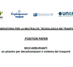 Position Paper Federauto | BIOCARBURANTI un pilastro per decarbonizzare il sistema dei trasporti